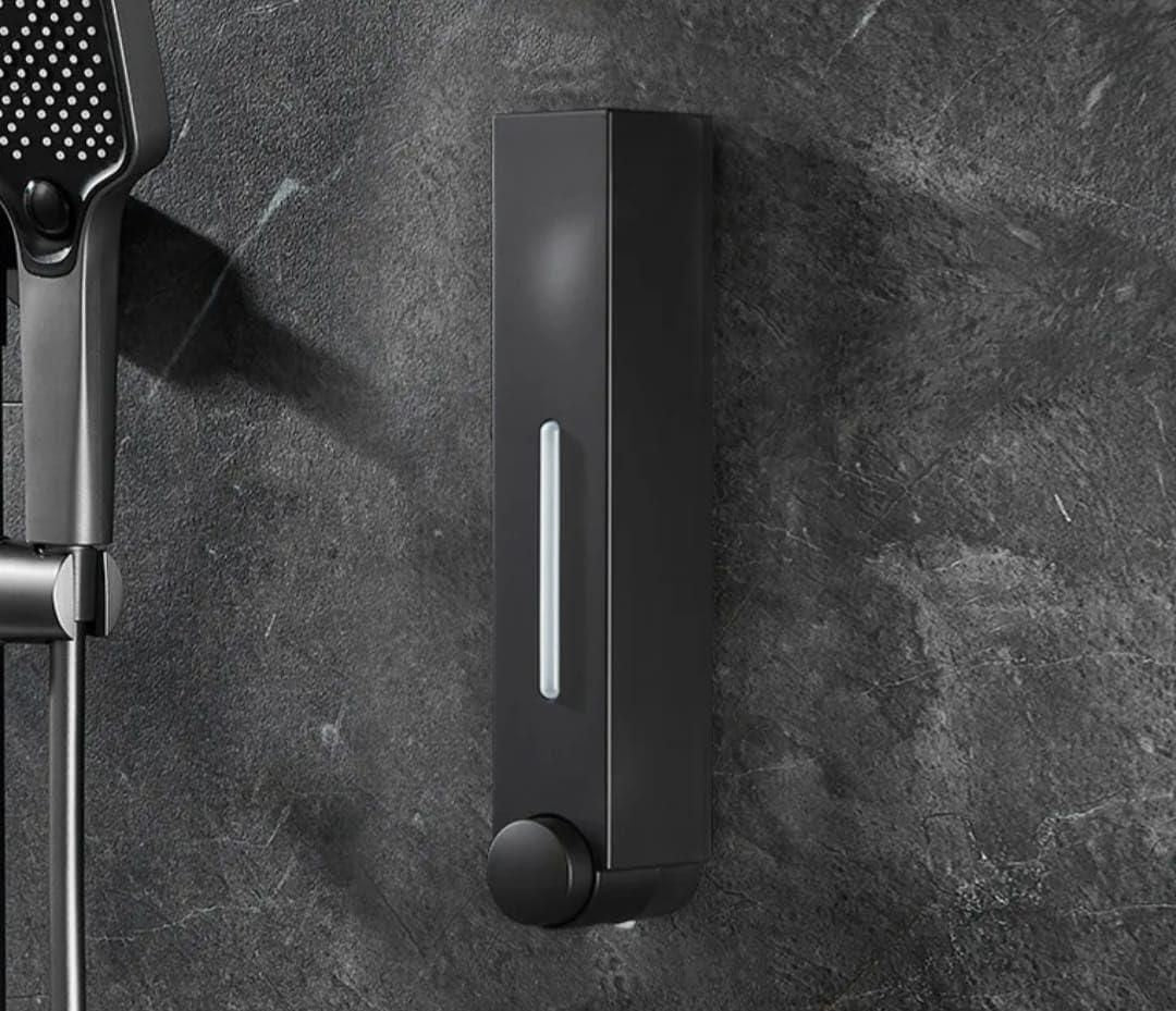 Premium Wall Mounted Manual Push-Button Liquid Soap Dispenser