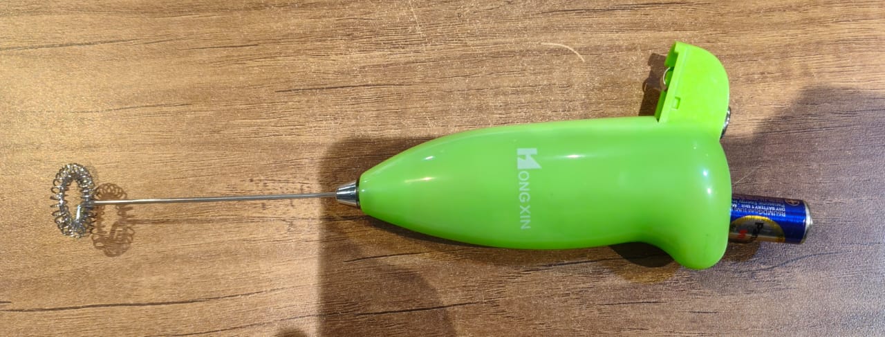 Milk Frother & Coffee Whisker, Battery Operated (Battery Not Included)